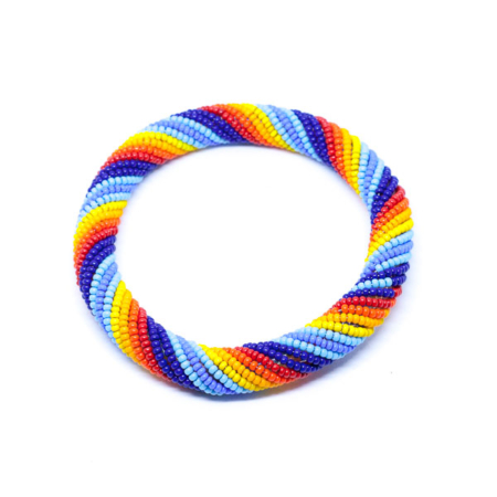 Beaded bracelet rainbow